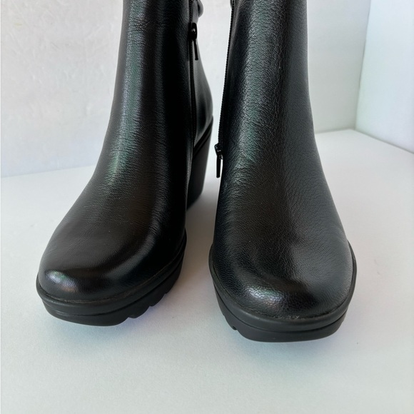 Naturalizer New Quineta  Leather Wedge Booties - Picture 3 of 9